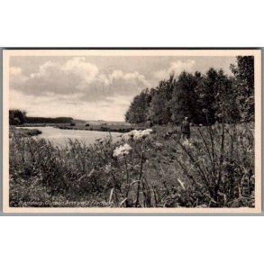 Randers - Gudenaaen ved Fladbro - Postkort - Brugt