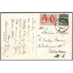 Julemrke 1912 p Postkort