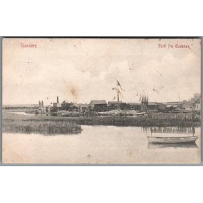 Randers - Parti fra Gudenaaen - Postkort - Brugt
