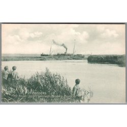 Randers - "Niels Brock" sejler gennem Randers Fjord  - Postkort - Ubrugt