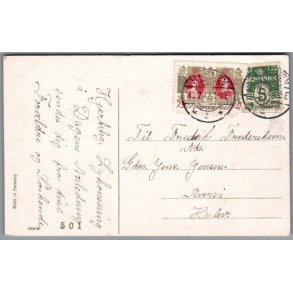 Julemrke 1912 p Postkort