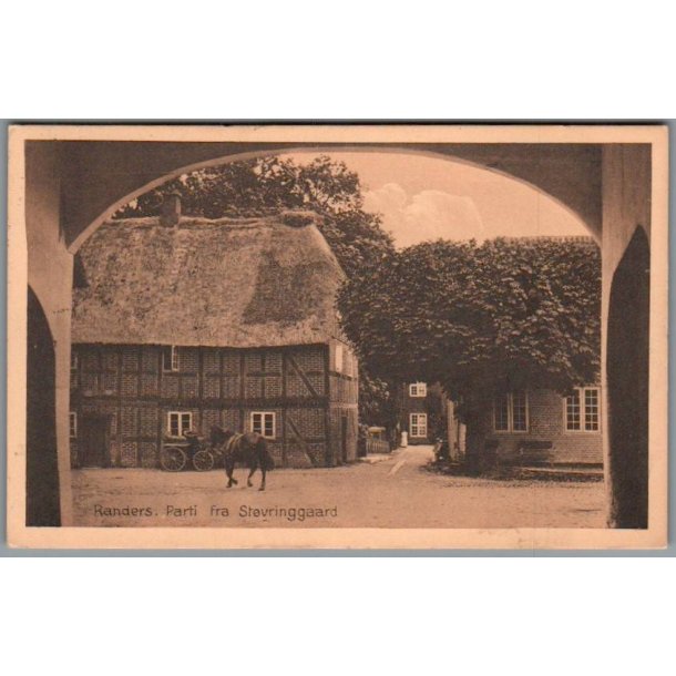 Randers - Parti fra St�vringgaard - Postkort - Brugt