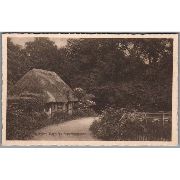 Randers - Parti fra St�vringgaard - Postkort - Ubrugt
