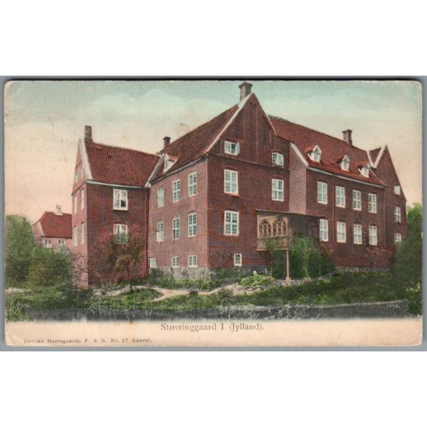 St�vringgaard I  (Jylland) - Danske Herregaarde F&B 27 - Postkort - Brugt
