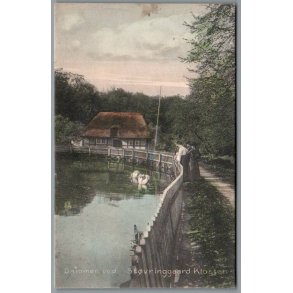 Dammen ved St�vringgaard Kloster - Postkort - Brugt