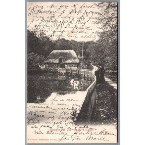 Dammen ved St�vringgaard Kloster - Postkort - Brugt