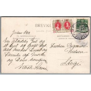 Julemrke 1912 p Postkort
