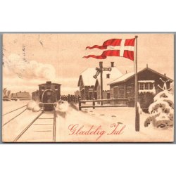 Julemrke 1912 p Postkort