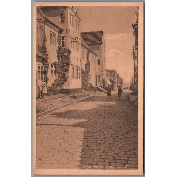 Vestergade - �r�sk�bing - Postkort - Ubrugt
