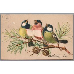 Julem�rke 1912 p� Postkort