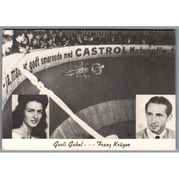 Ddsdromkrsel - Gurli Gabel - Franz Krger - Postkort - Ubrugt - Fold !
