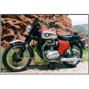Motorcykel  BSA -  Foto 15 x 10 cm.