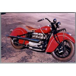 Motorcykel  -  Foto 15 x 10 cm.