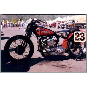 Motorcykel  -  Foto 15 x 10 cm.