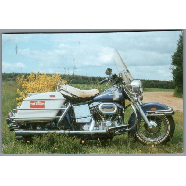 Motorcykel  Harley Davidson 1200 - Postkort - Klippet !