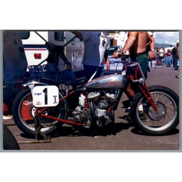 Motorcykel  INDIAN -  Foto 15 x 10 cm.