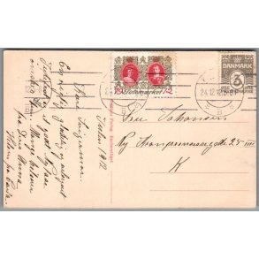 Julemrke 1912 p Postkort