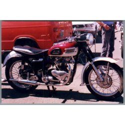 Motorcykel  Triumph -  Foto 15 x 10 cm.