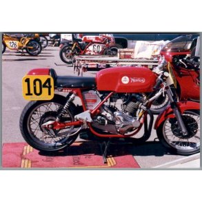 Motorcykel -  NORTON -  Foto 15 x 10 cm.