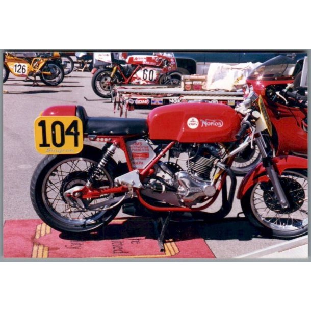 Motorcykel -  NORTON -  Foto 15 x 10 cm.