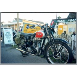 Motorcykel  BSA -  Foto 15 x 10 cm.