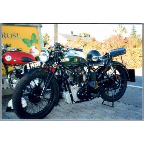 Motorcykel  BSA -  Foto 15 x 10 cm.