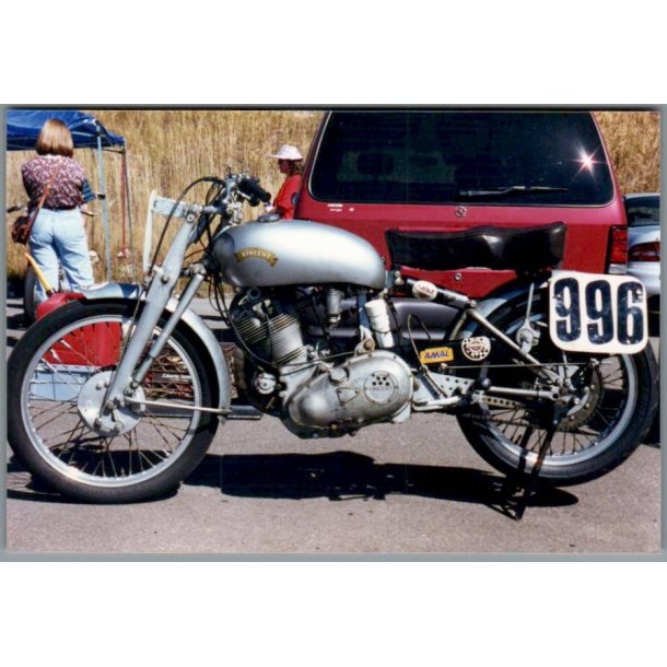 Motorcykel -  VINCENT -  Foto 15 x 10 cm.