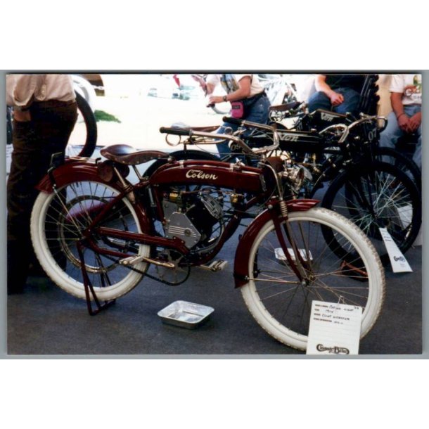 Motorcykel -  COLSON -  Foto 15 x 10 cm.