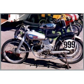 Motorcykel -  N.S.U.  -  Foto 15 x 10 cm.