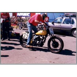 Motorcykel  -  Foto 15 x 10 cm.