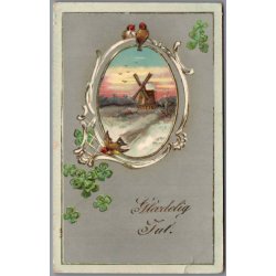 Julemrke 1912 p Postkort