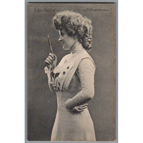 Else Frlich i Dollarprinsessen - Skuespiller - Postkort - Brugt