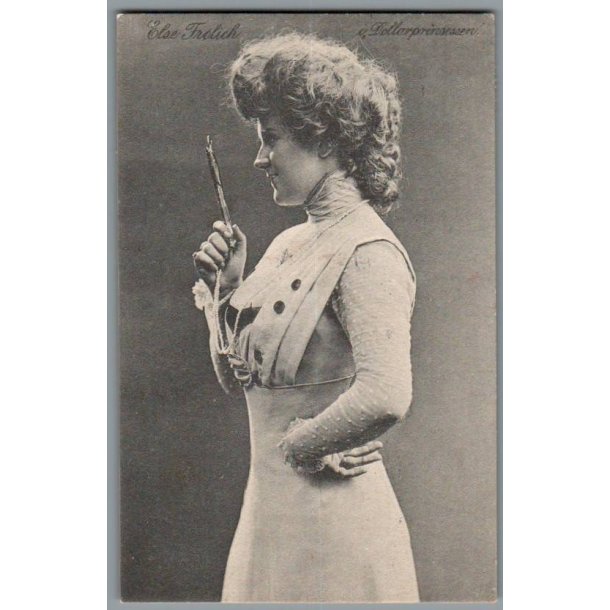 Else Frlich i Dollarprinsessen - Skuespiller - Postkort - Brugt