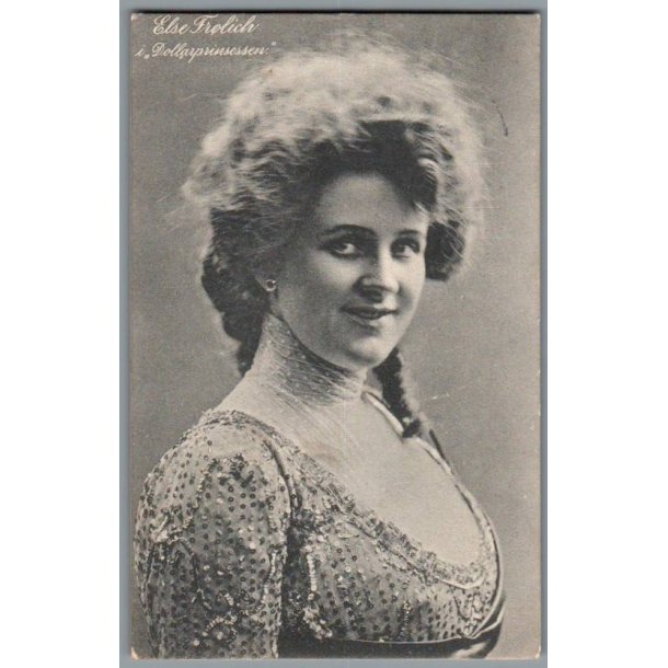 Else Frlich i Dollerprinsessen - Skuespiller - Postkort - Brugt