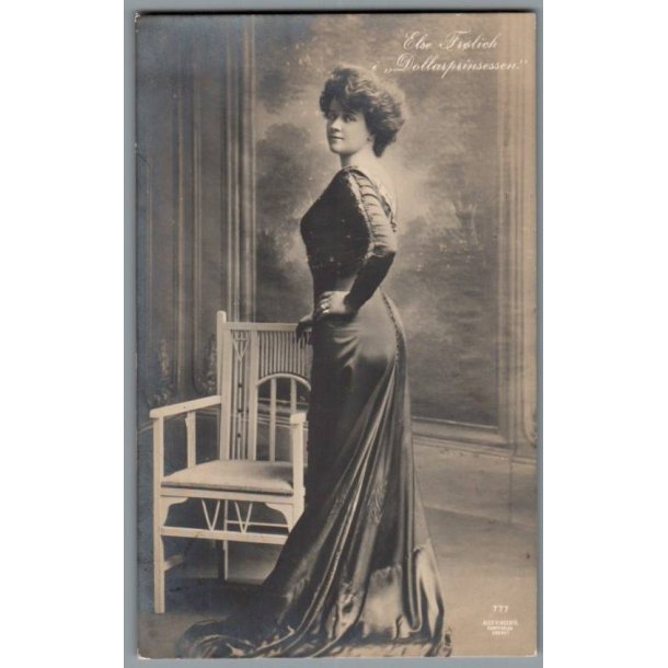 Else Frlich i Dollerprinsessen - Skuespiller - Postkort - Brugt