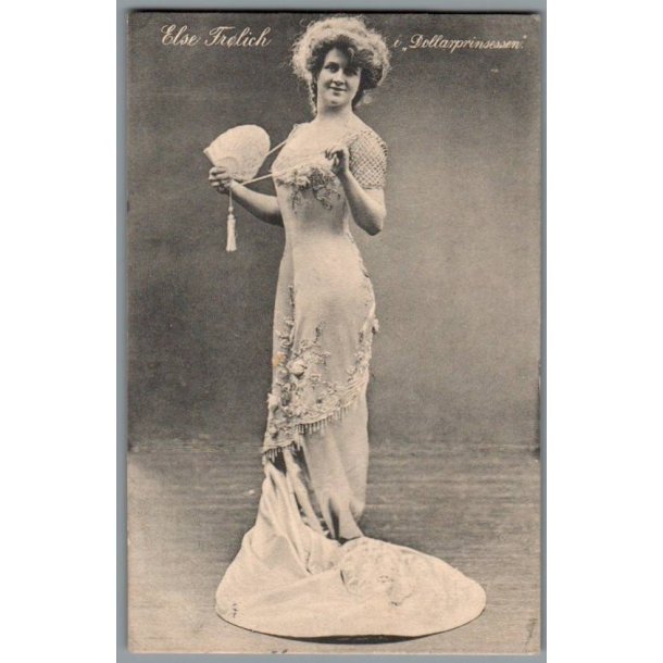 Else Frlich i Dollerprinsessen - Skuespiller - Postkort - Brugt