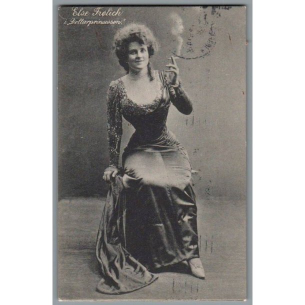 Else Frlich i Dollerprinsessen - Skuespiller - Postkort - Brugt