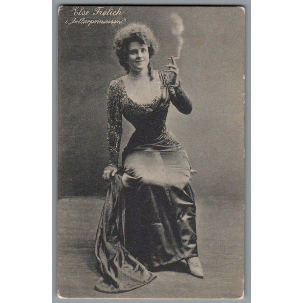 Else Frlich i Dollerprinsessen - Skuespiller - Postkort - Ubrugt