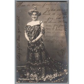 Fru Engelke Friis - Skuespiller - Postkort - Brugt