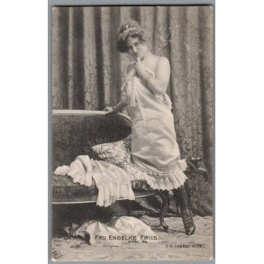 Fru Engelke Friis - Skuespiller - Postkort - Brugt