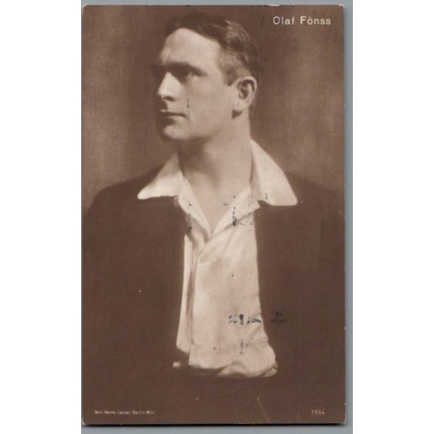 Olaf Fnss - Skuespiller - Postkort - Brugt