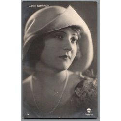 Agnes Estherhazy - Skuespiller - Postkort - Ubrugt