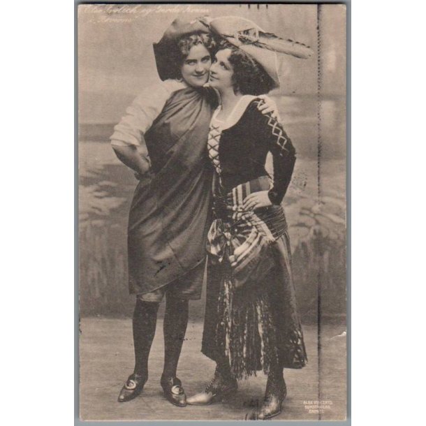 Else Frlich og Gerda Krum i "Rverne" - Skuespiller - Postkort - Brugt