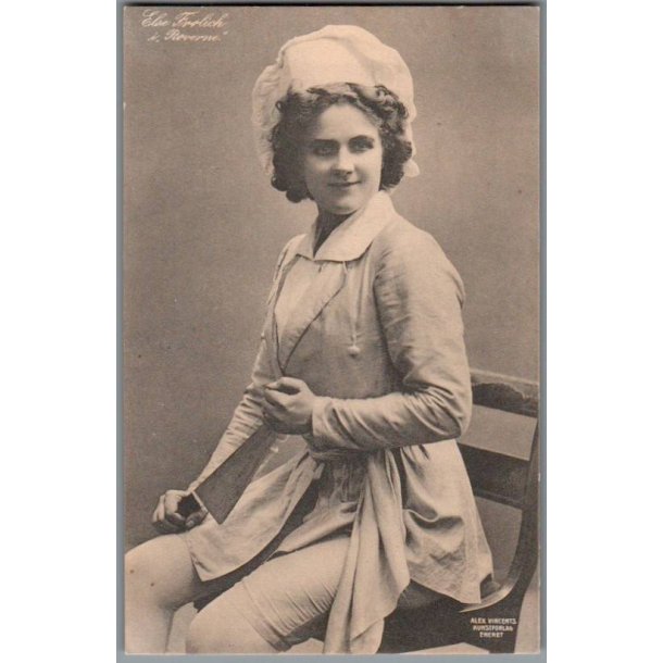 Else Frlich i "Rverne" - Skuespiller - Postkort - Ubrugt