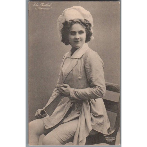 Else Frlich i "Rverne" - Skuespiller - Postkort - Ubrugt