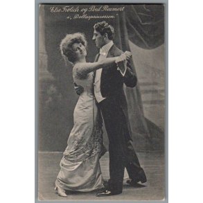 Else Frlich og Poul Reumert i Dollarprinsessen - Skuespiller - Postkort - Ubrugt