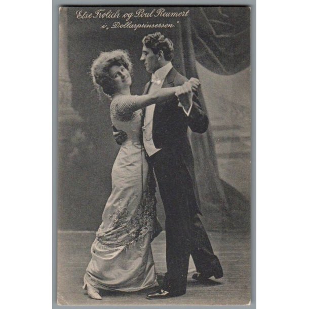 Else Frlich og Poul Reumert i Dollarprinsessen - Skuespiller - Postkort - Ubrugt