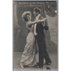 Else Frlich og Poul Reumert i "Dollarprinsessen" - Skuespiller - Postkort - Brugt