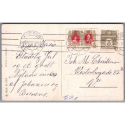 Julemrke 1912 p Postkort