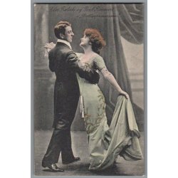 Else Fr�lich og Poul Reumert i "Dollarprinsessen" - Skuespiller - Postkort - Brugt